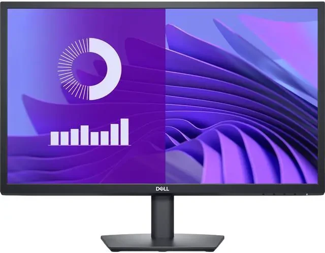 Dell E2425H 23.8" FHD Monitor, Black Color Connectivity: 1 VGA, 1 DisplayPort 1.2
