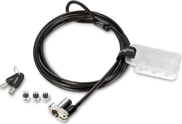 Kensington Universal 3-in-1 Keyed Laptop Lock for Standard, Nano or Wedge-Shaped Slots thumbnail 2