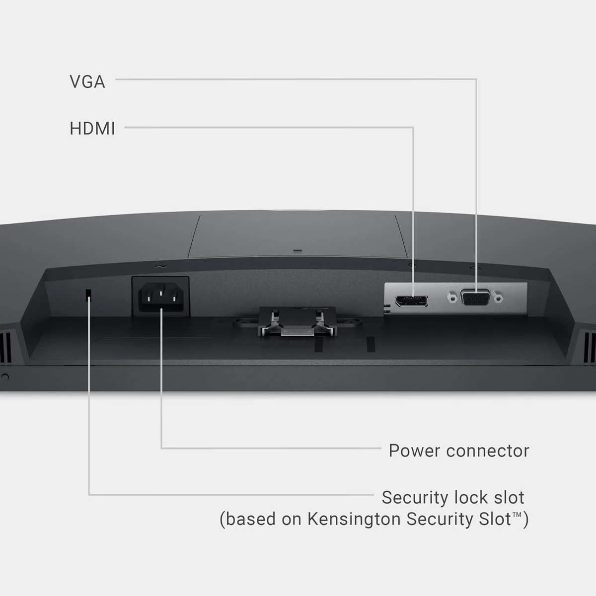 Dell SE2225H 21.4" FHD Monitor, Black Color Connectivity: 1 VGA, 1 HDMI 1.4 thumbnail 2