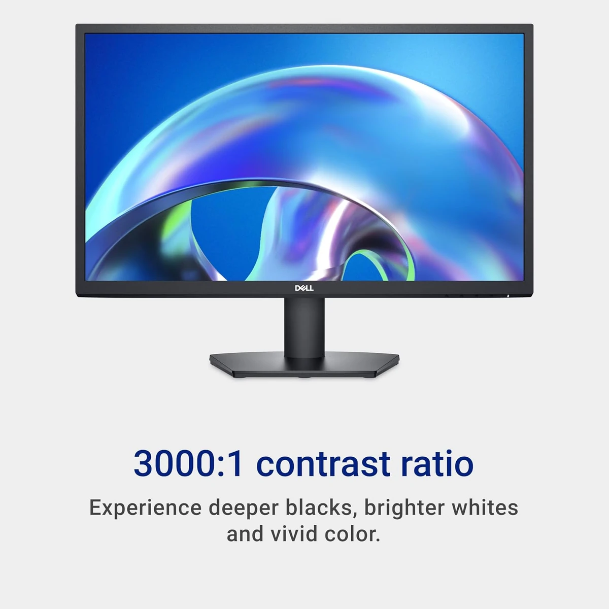 Dell SE2425HM 23.8" FHD Monitor, Black Color Connectivity: 1 VGA, 1 HDMI 1.4 thumbnail 3