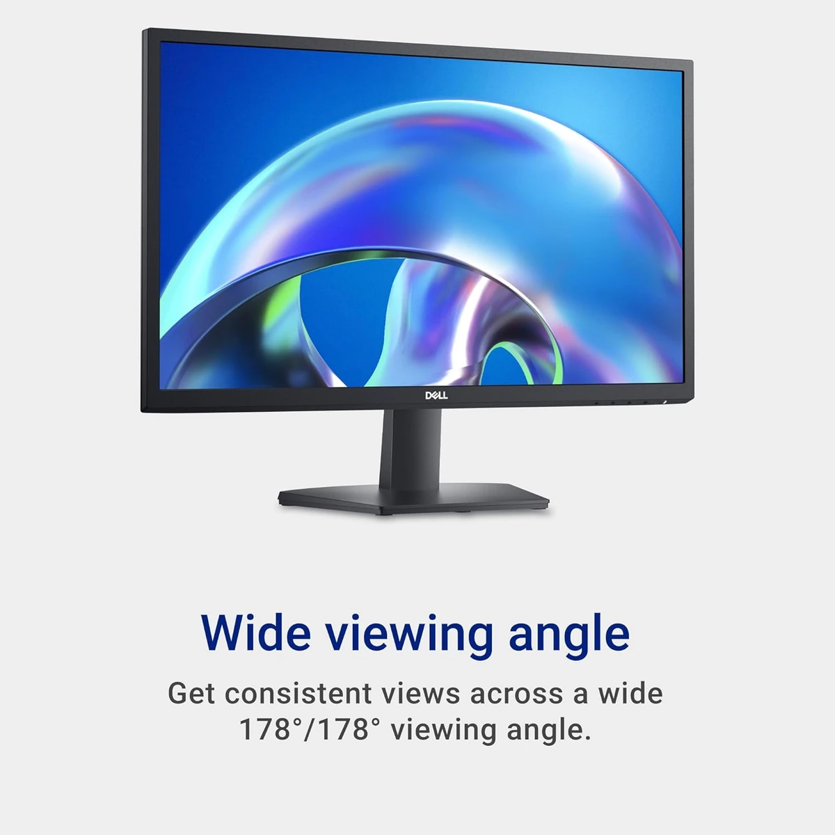 Dell SE2425HM 23.8" FHD Monitor, Black Color Connectivity: 1 VGA, 1 HDMI 1.4 thumbnail 4