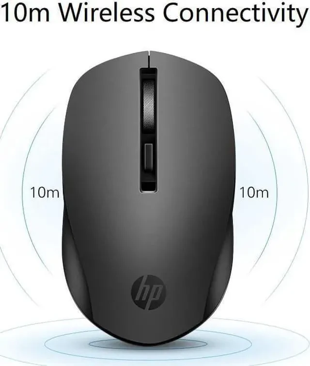 HP Wireless Silent Mouse S1000 Black