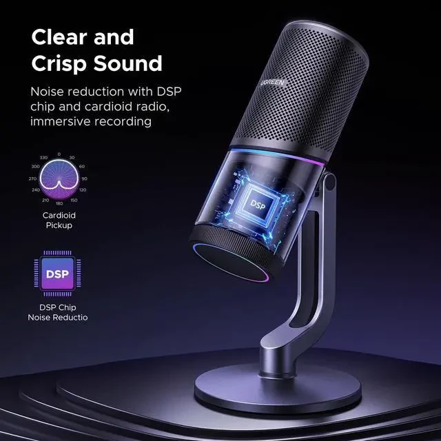 UGREEN Desktop USB Microphone thumbnail 3
