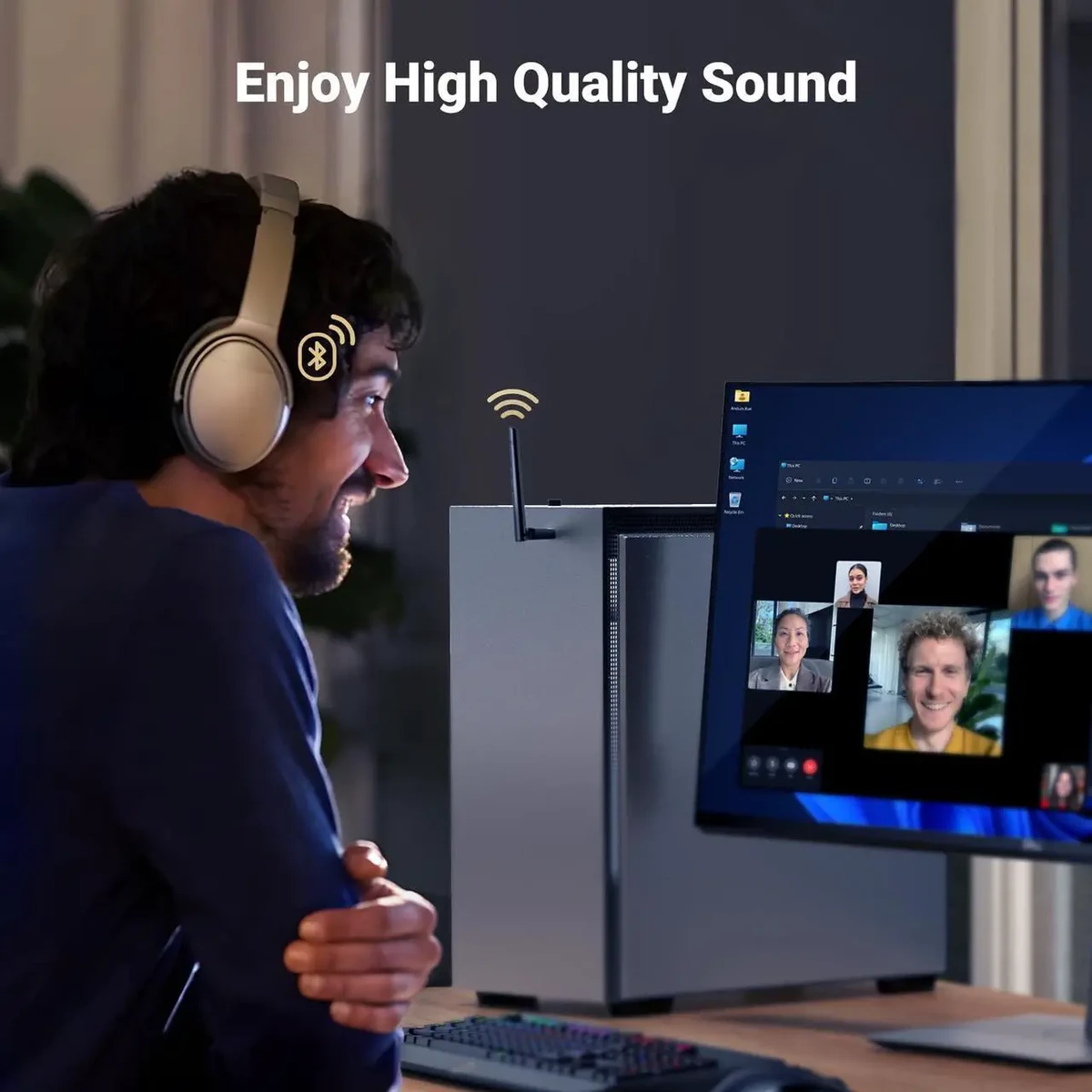 UGREEN FUN+ Wireless & Bluetooth Rechargeable Mouse thumbnail 4