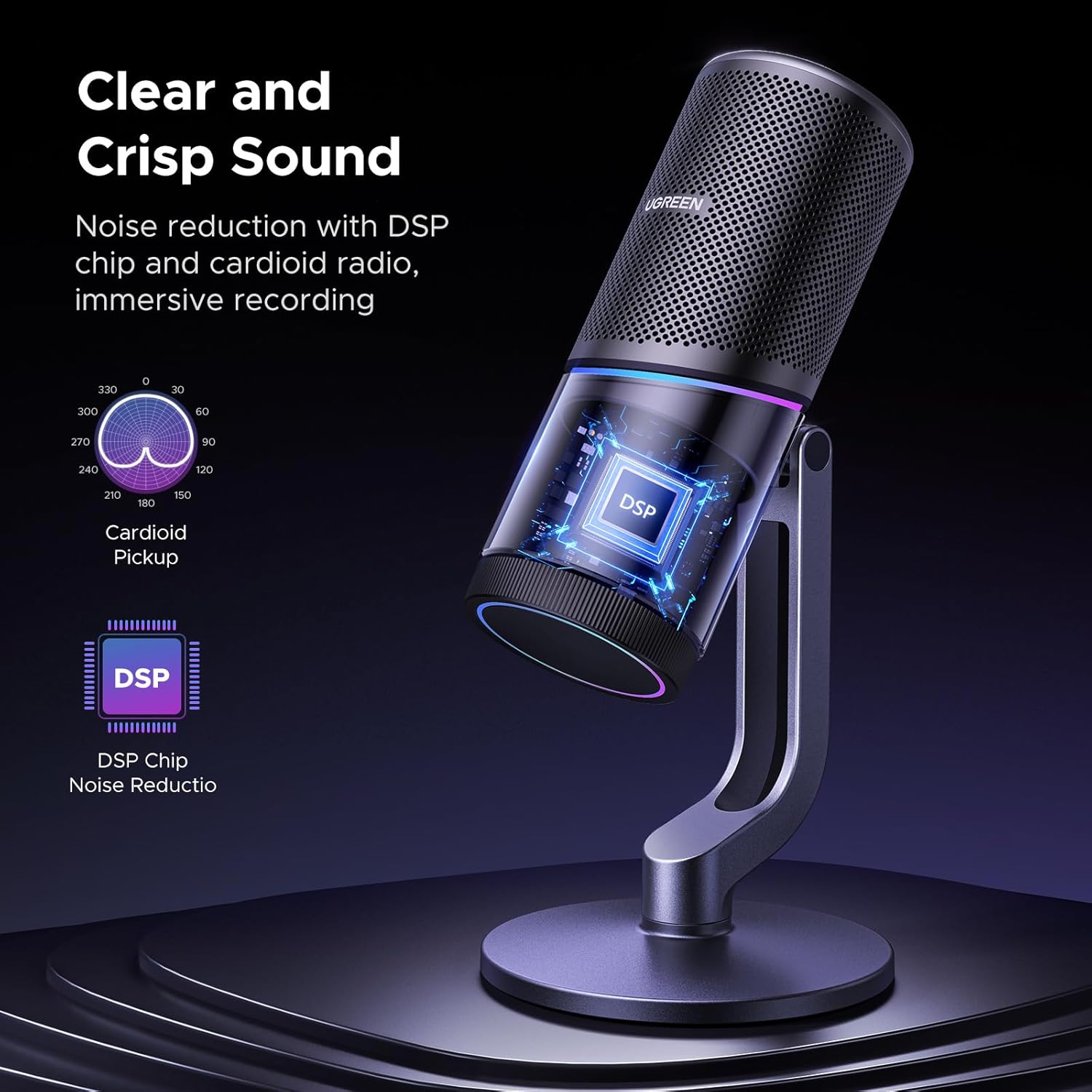 UGREEN Desktop USB Microphone thumbnail 2