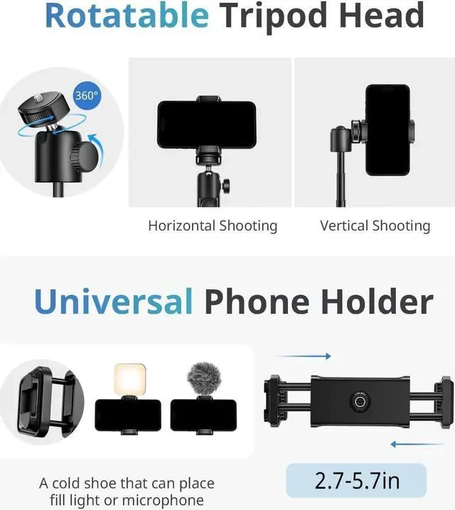 UGREEN Selfie Stick Tripod with Bluetooth Remote thumbnail 4