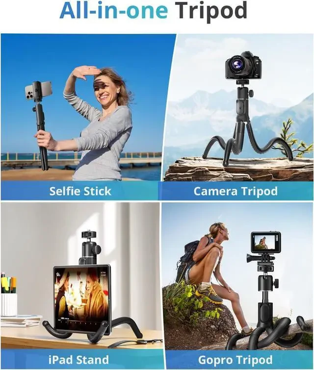 UGREEN Professional Tripod for Phone & Camera thumbnail 3