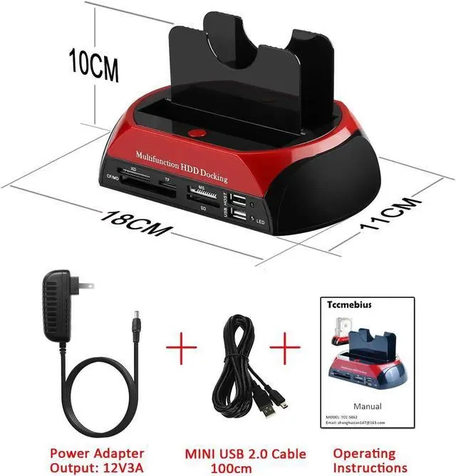 UGREEN USB 3.0 to SATA Dual-Bay Hard Drive Duplicator/Cloner EU thumbnail 4