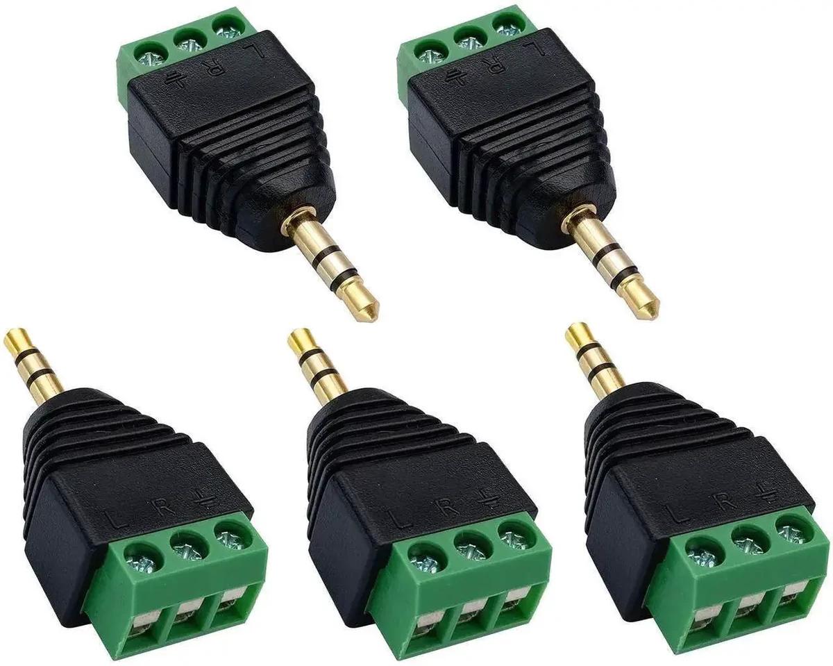 VENTION 4 POLE 3.5MM MALE TO 2*3.5MM FEMALE CONVERTER thumbnail 4