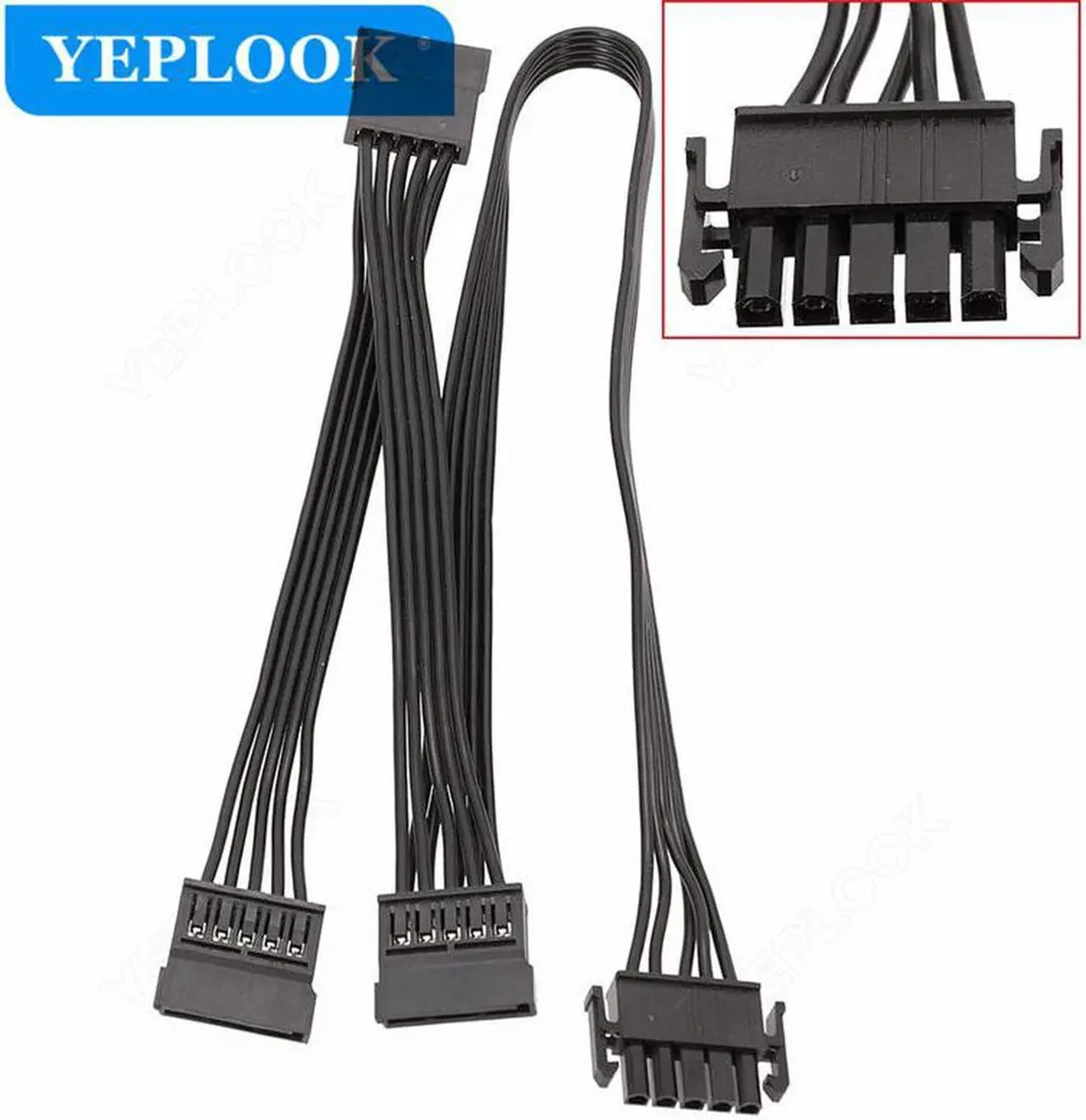 VENTION SATA 15P POWER EXT CABLE 0.3M thumbnail 2