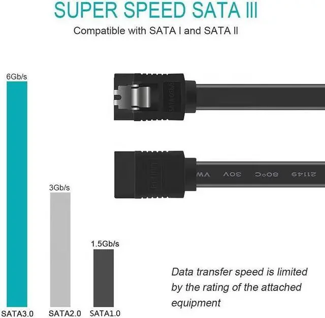 VENTION SATA 3.0 CABLE 0.5M RED