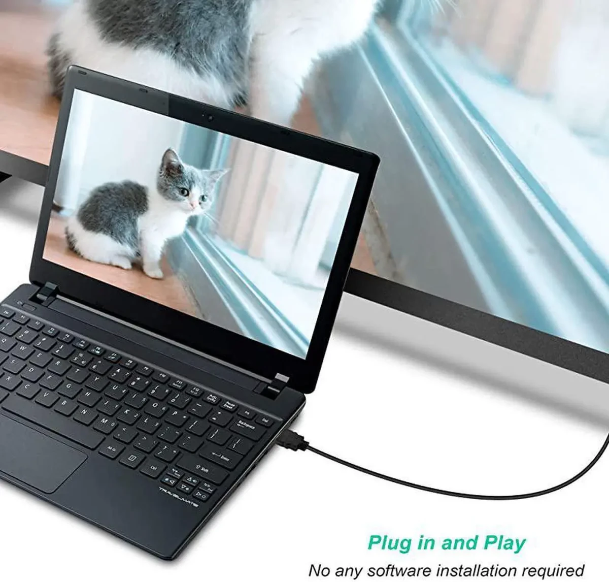 UGREEN VGA Male to Male Cable 2m (Black) thumbnail 3