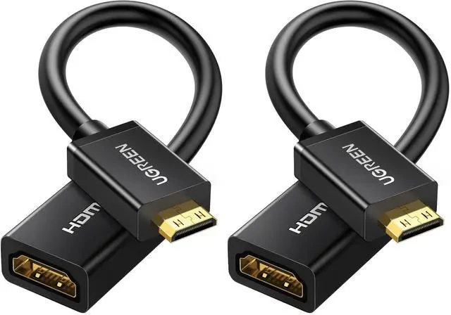 UGREEN Micro HDMI Male + Mini HDMI Male to HDMI Female Adapter thumbnail 2