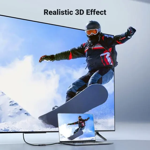 UGREEN Micro HDMI Male + Mini HDMI Male to HDMI Female Adapter thumbnail 4