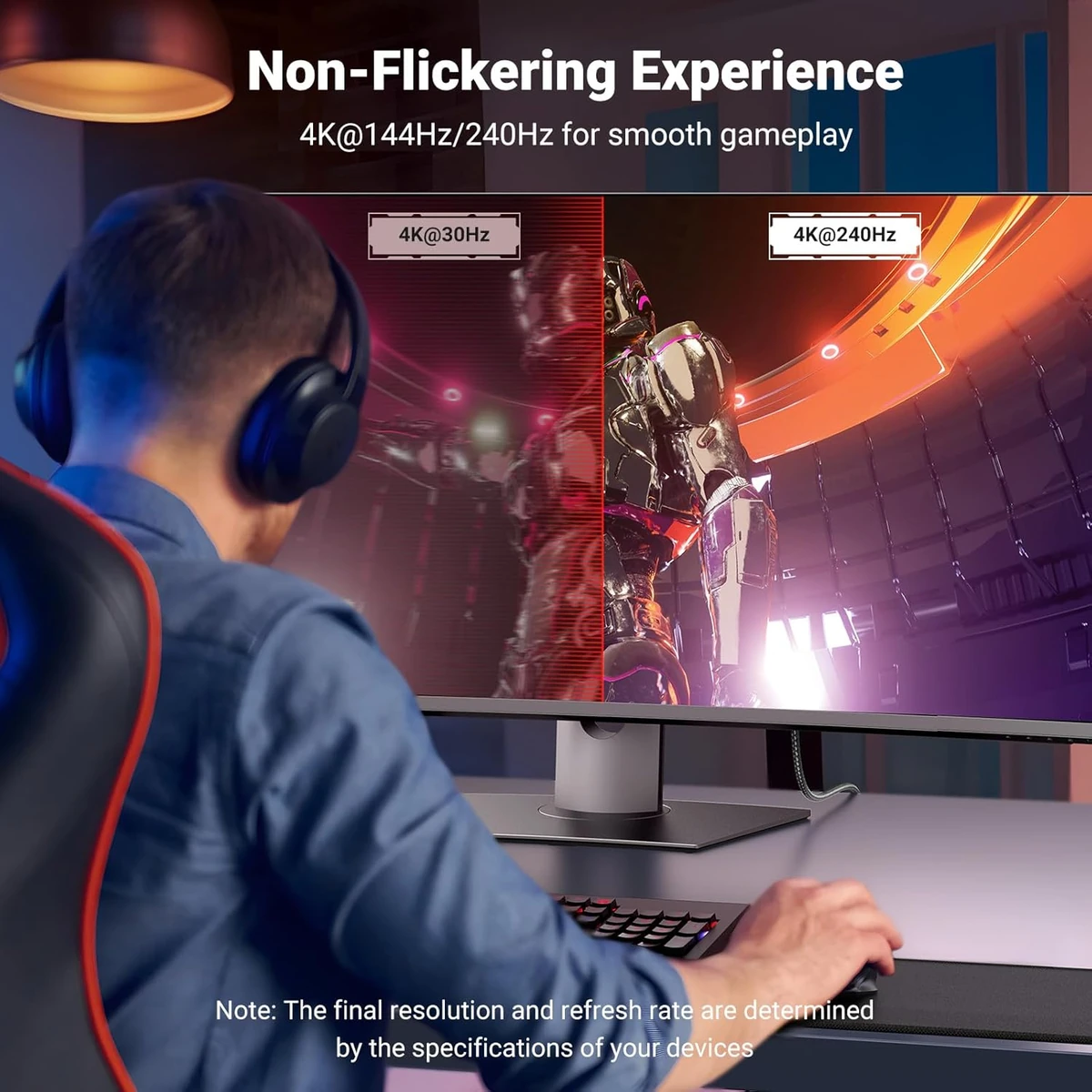 UGREEN USB-C To DP Cable 8K thumbnail 2