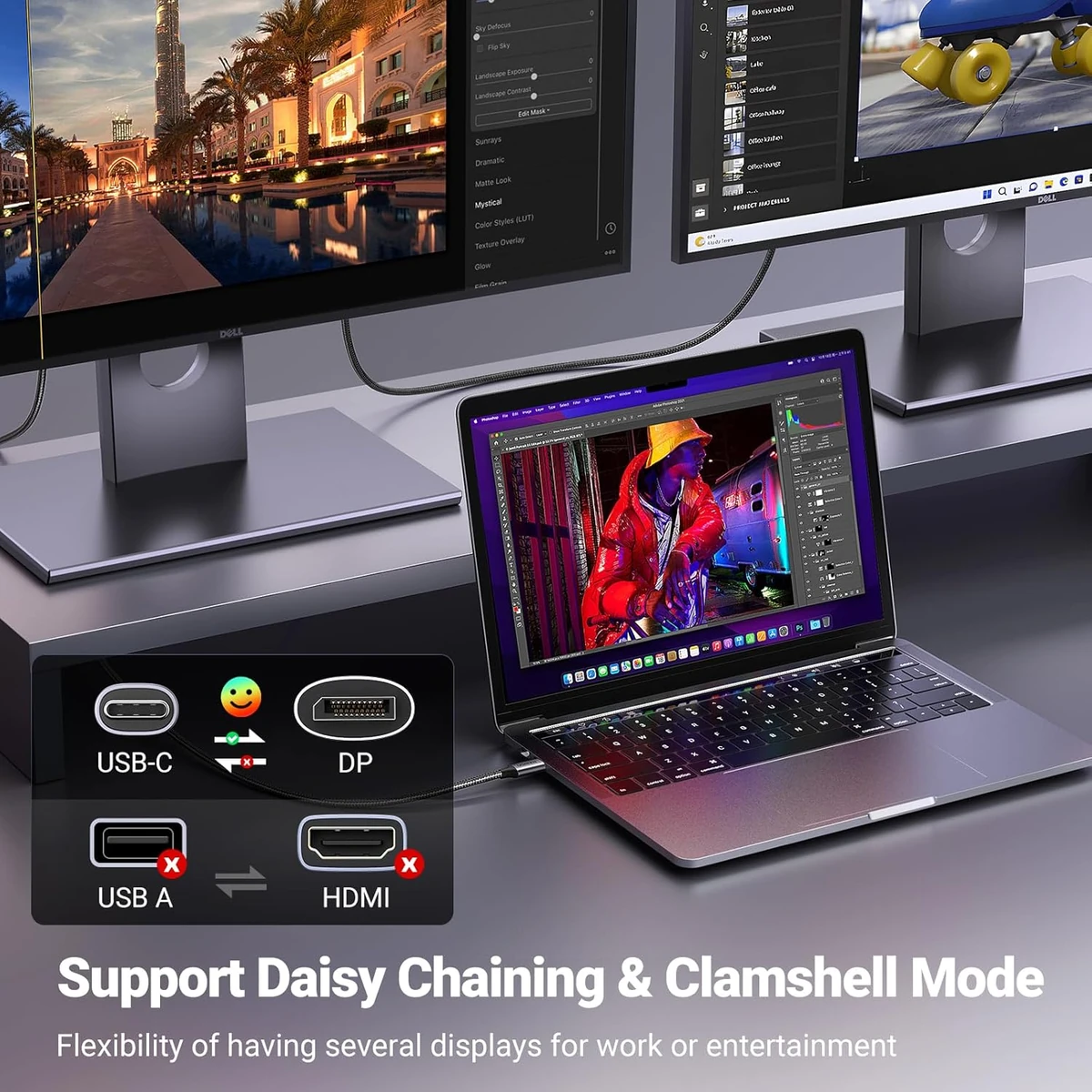 UGREEN USB-C To DP Cable 8K thumbnail 3