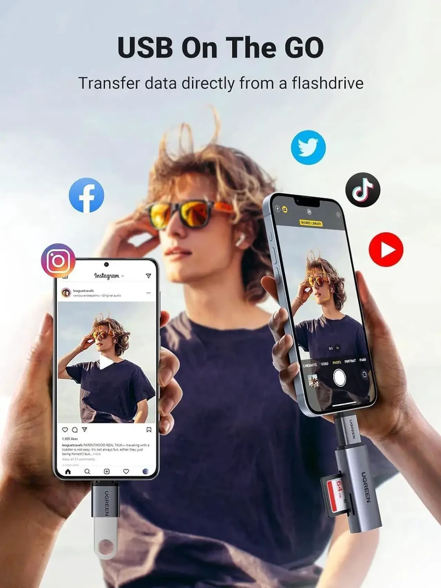 UGREEN 5-in-1 USB-C Multifunction Adapter thumbnail 4