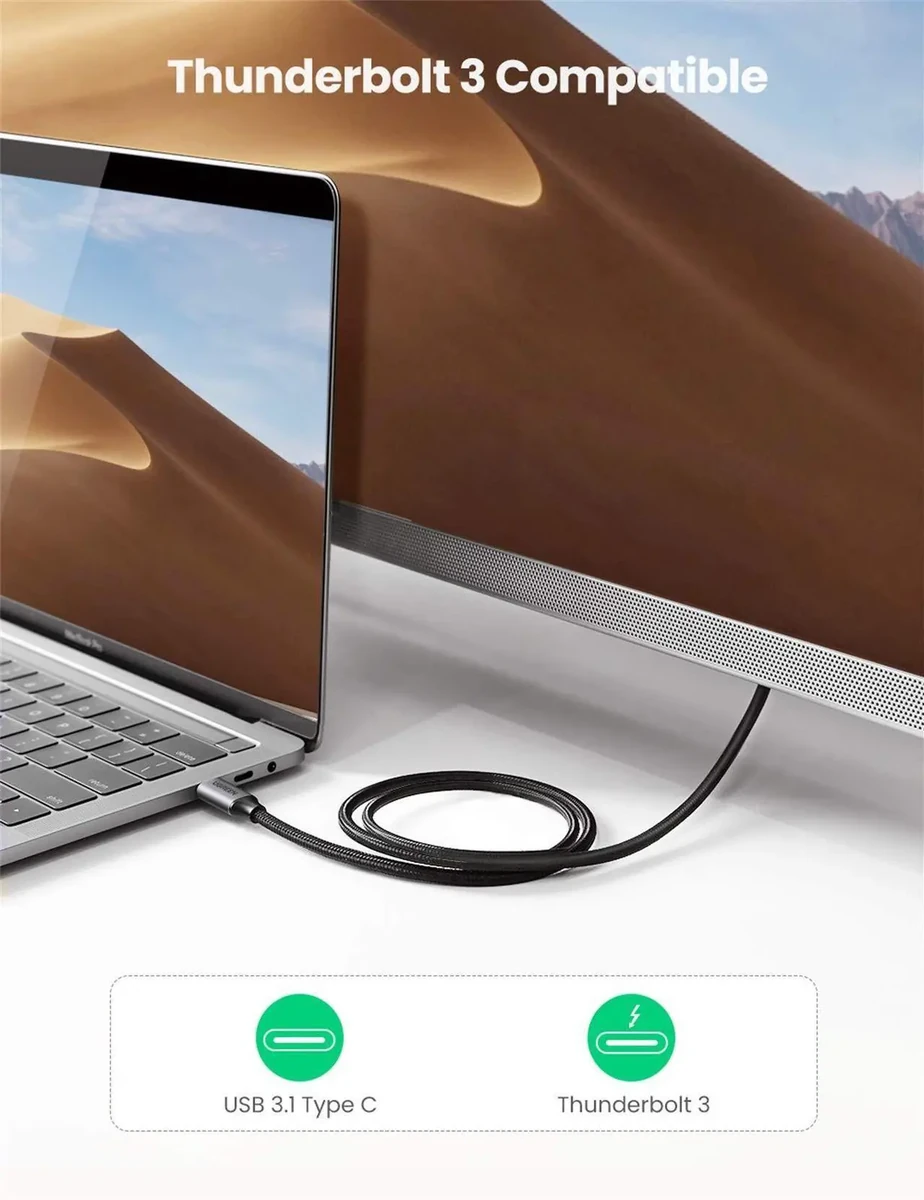 UGREEN USB-C to HDMI Male to Male Cable Aluminum Shell 1.5m (Gray Black) thumbnail 3