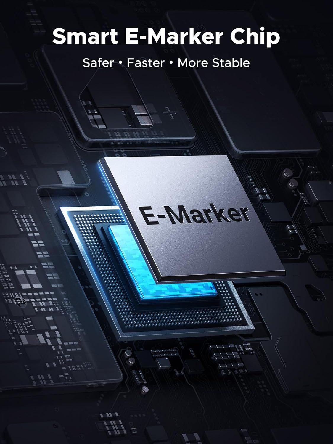 UGREEN USB-C 3.1 Gen1 Male to Male 3A Data Cable (60W, 4K@60Hz) 1.5m thumbnail 4