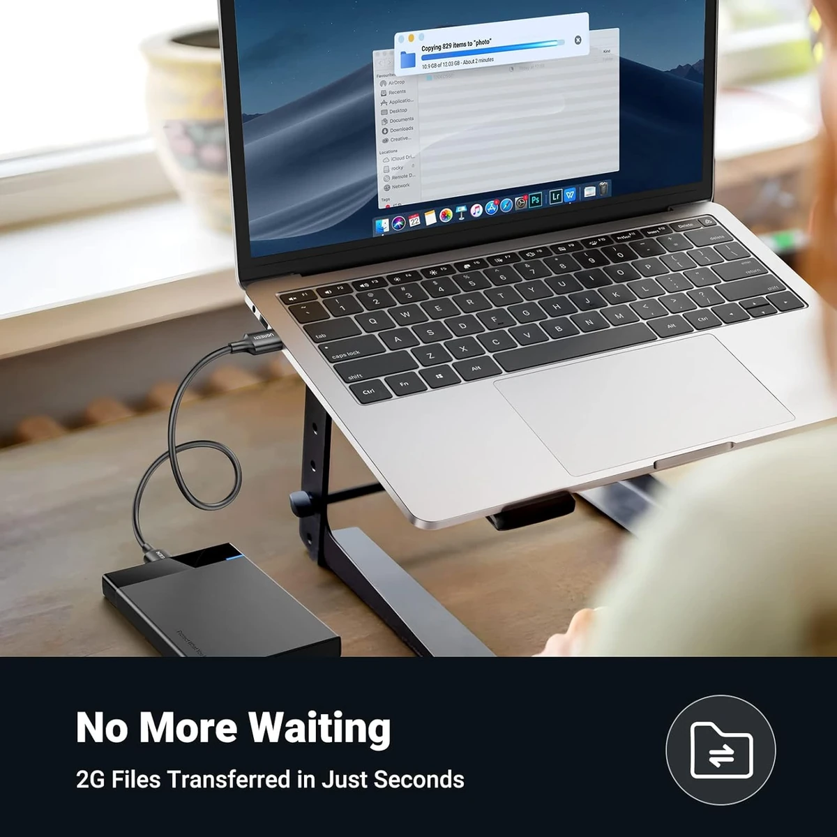 UGREEN USB-A 3.0 Male to Male Cable 3m Black thumbnail 3