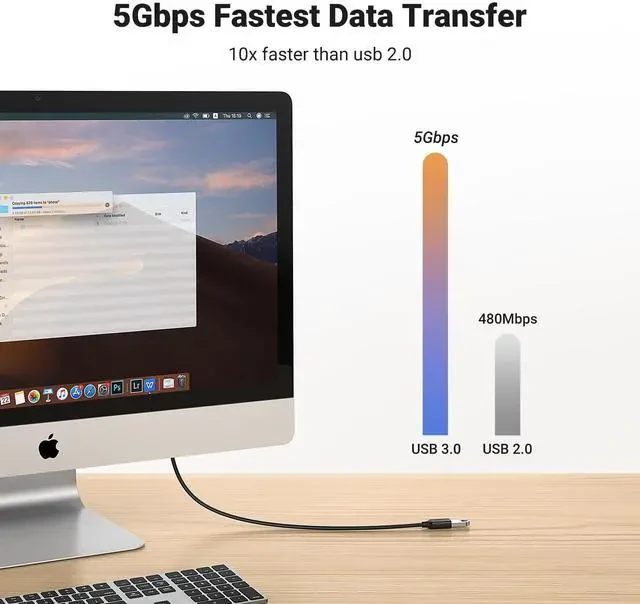 UGREEN USB-A 3.0 Male to Female Extension Cable 10m Black thumbnail 4