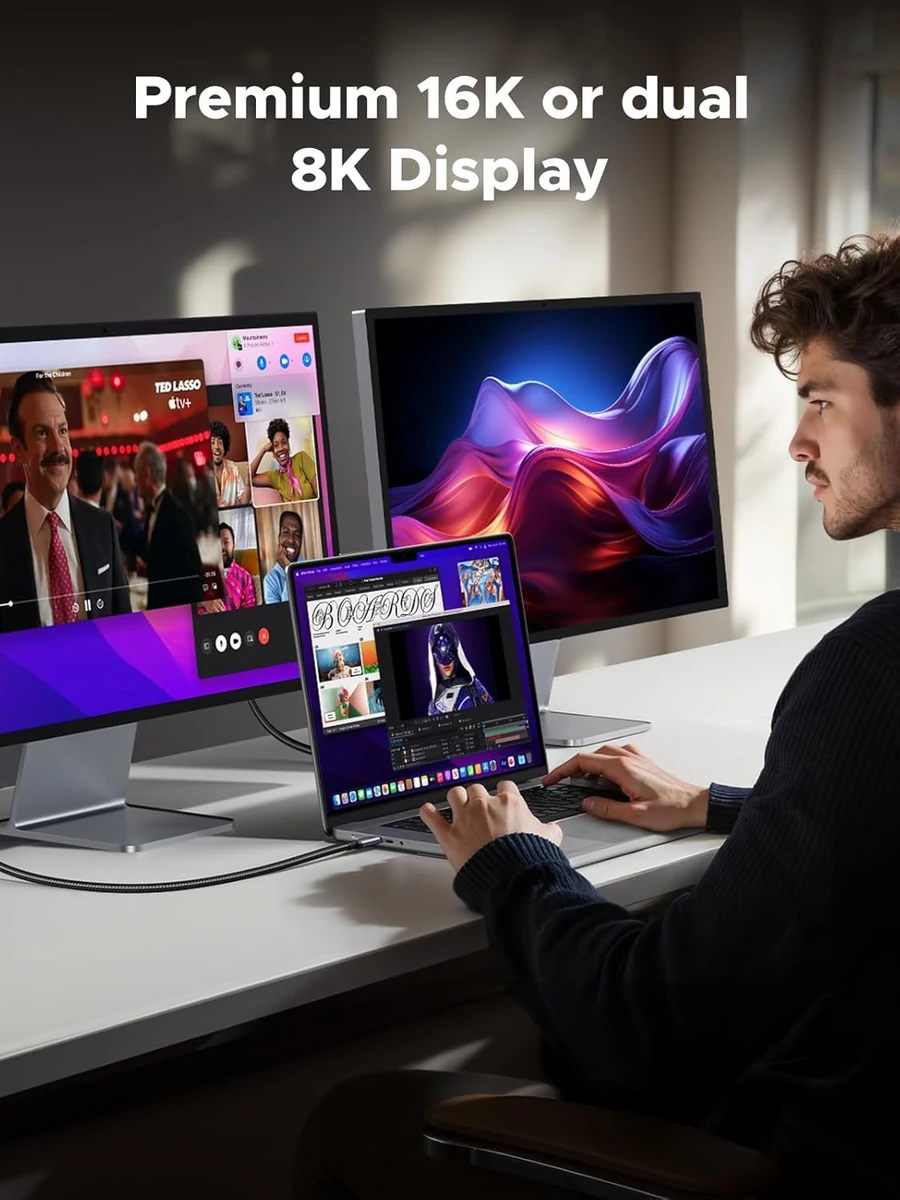 UGREEN USB-C 3.1 Gen1 Male to Male 3A Data Cable (60W, 4K@60Hz) 1.5m thumbnail 2