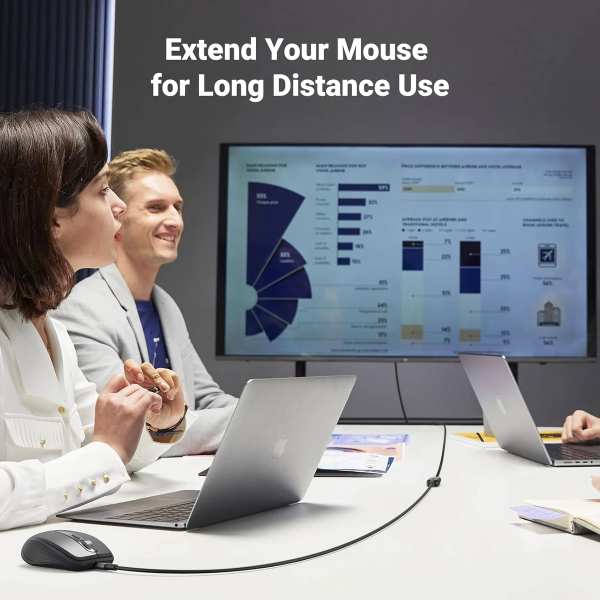 UGREEN USB-A 3.0 Male to Female Extension Cable 10m Black thumbnail 2