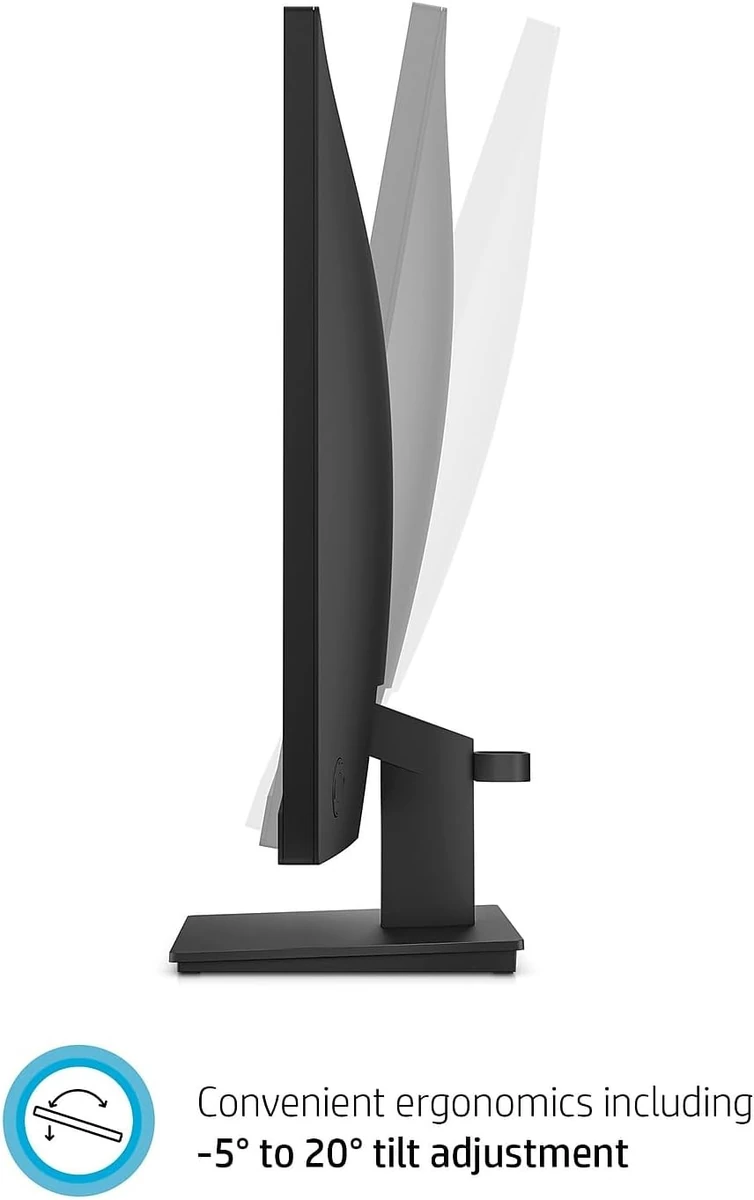 HP V27i G5 27" FHD Monitor, Black Color Connectivity: 1 VGA, 1 HDMI 1.4, 1 DisplayPort 1.2 thumbnail 4