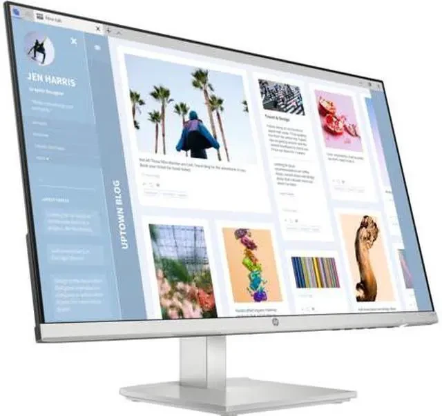 HP 524sh Series 5 23.8" FHD Monitor, Height/Tilt Adjustable, Black Color, Connectivity: 1 VGA, 1 HDMI 1.4 thumbnail 3