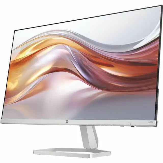 HP 524sw Series 5 23.8" FHD Monitor, White Color, Connectivity: 1 VGA, 1 HDMI 1.4 thumbnail 4