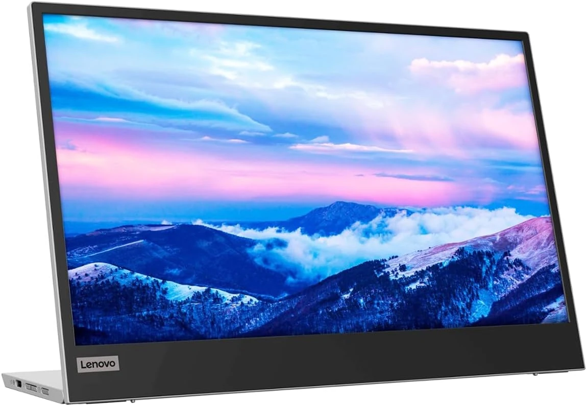 Lenovo D19-10 18.5" HD Monitor, Black Color, Connectivity : 1 VGA, 1 HDMI 1.4 thumbnail 2