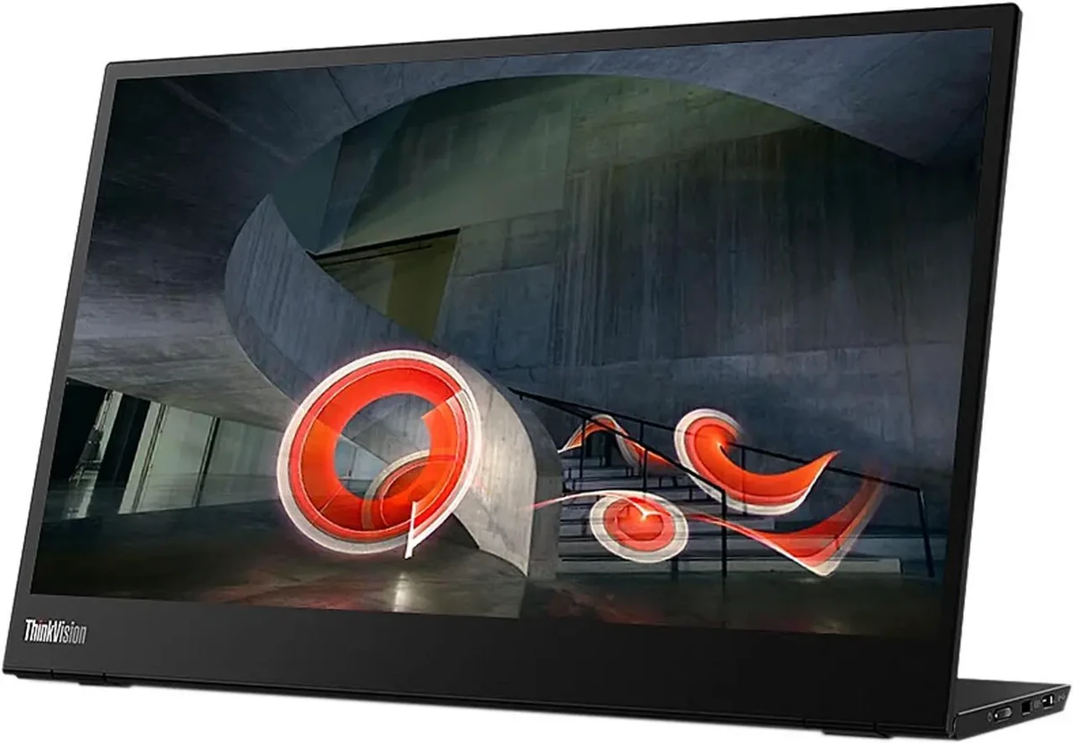 Lenovo L15 15.6" FHD USB-C Portable Monitor, Grey Color, Connectivity: 2 USB-C 3.2 Gen 1 thumbnail 3