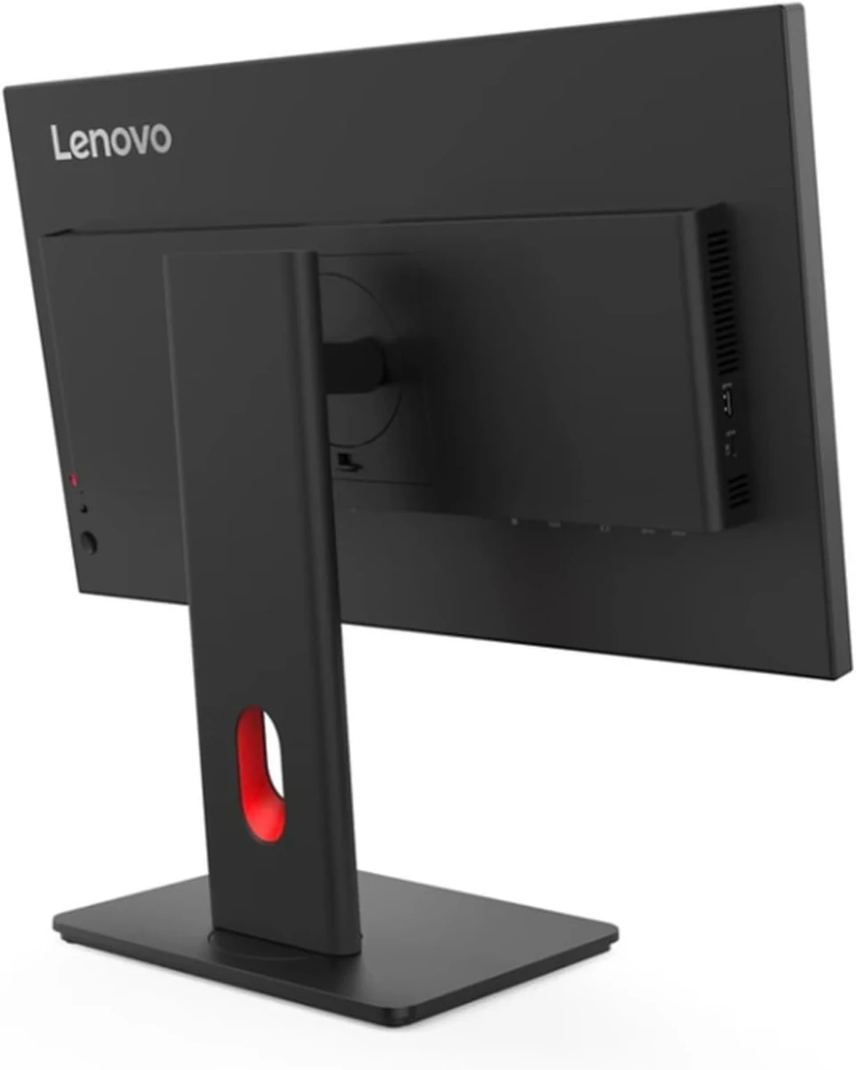 Lenovo L24i-4A 23.8" FHD Monitor, Integrated Speakers, Cloud Grey Color, Connectivity: 1 VGA, 1 HDMI 1.4 thumbnail 2