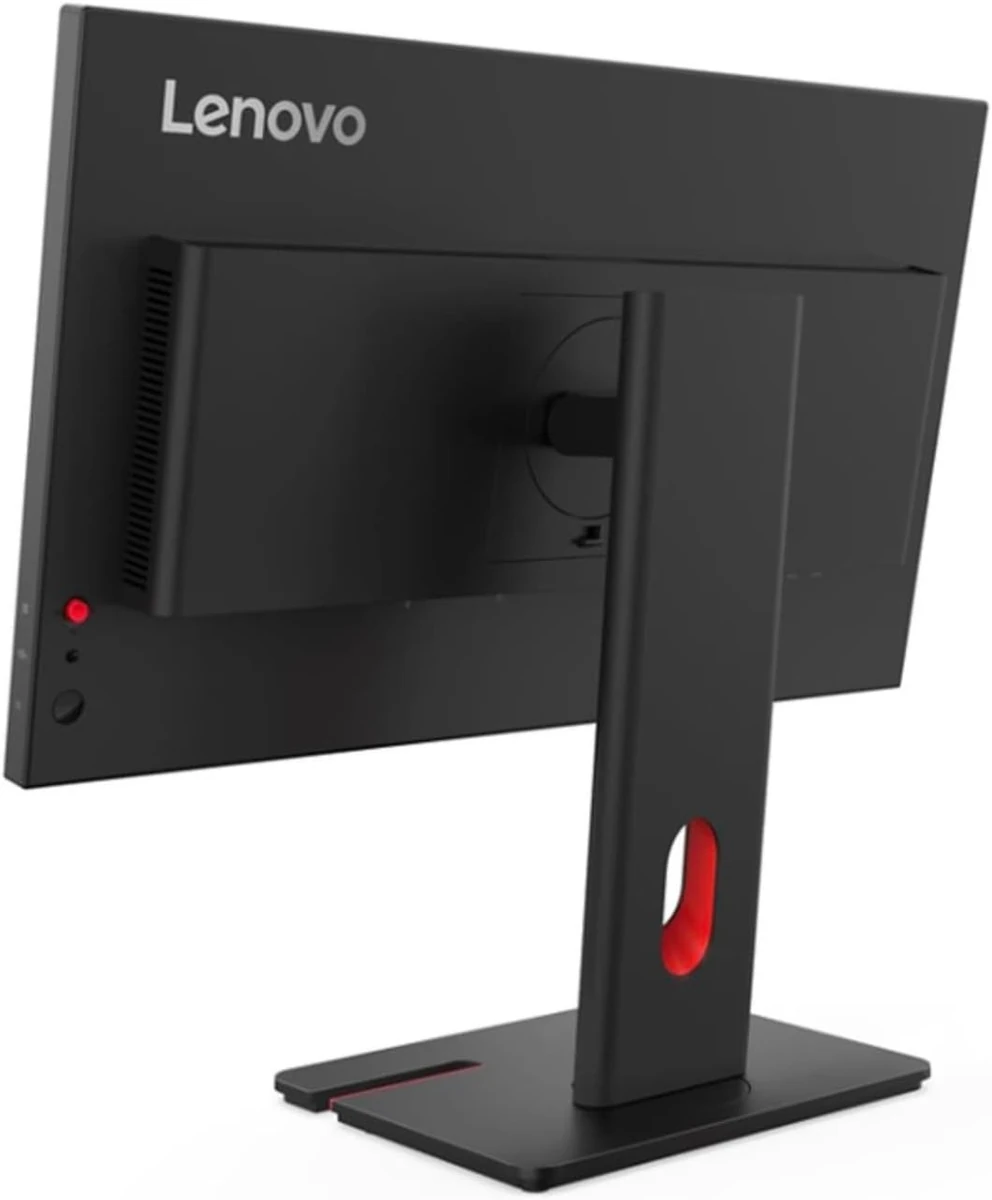 Lenovo L24i-4A 23.8" FHD Monitor, Integrated Speakers, Cloud Grey Color, Connectivity: 1 VGA, 1 HDMI 1.4 thumbnail 3