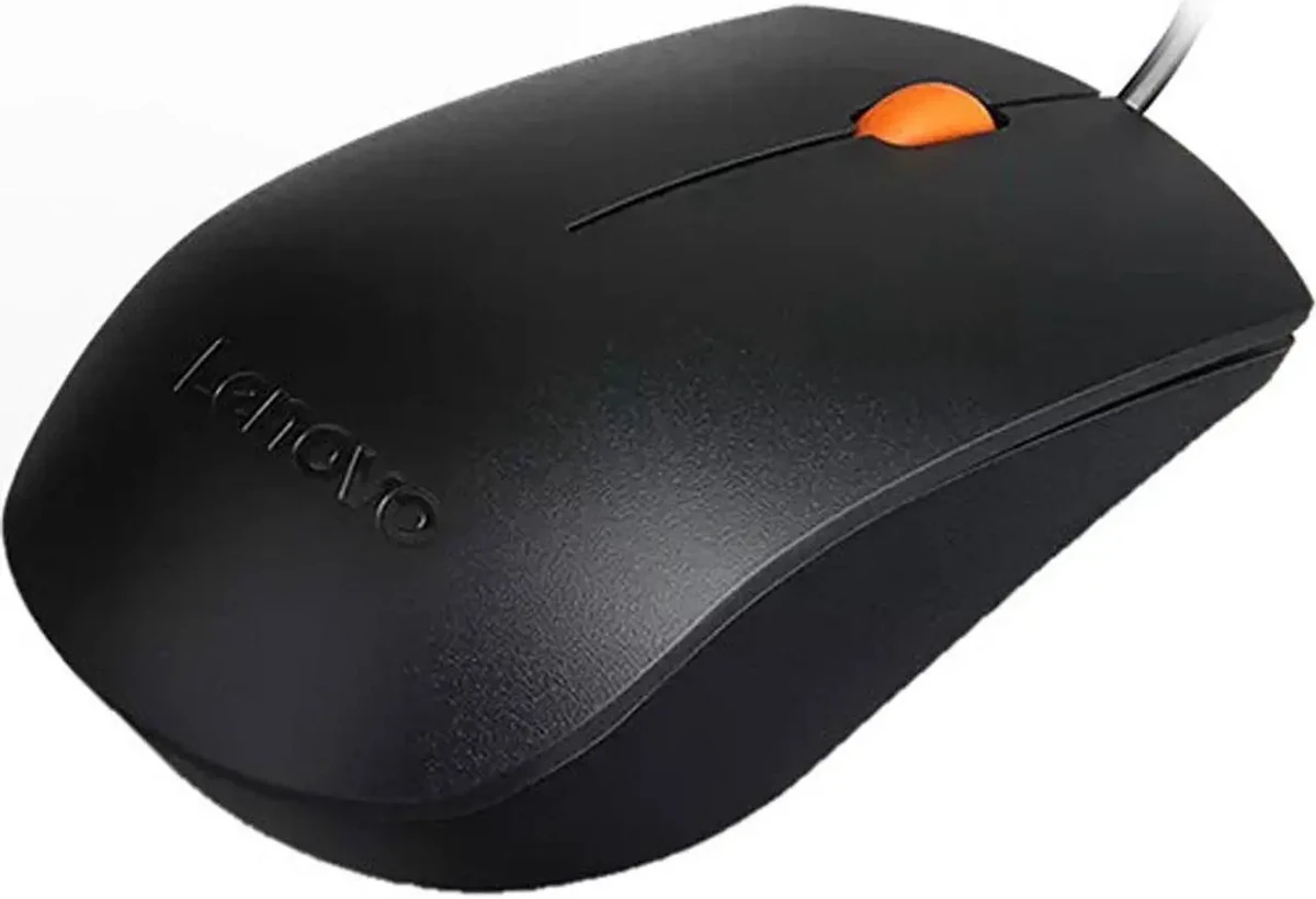 Lenovo 300 Wired USB Mouse thumbnail 3