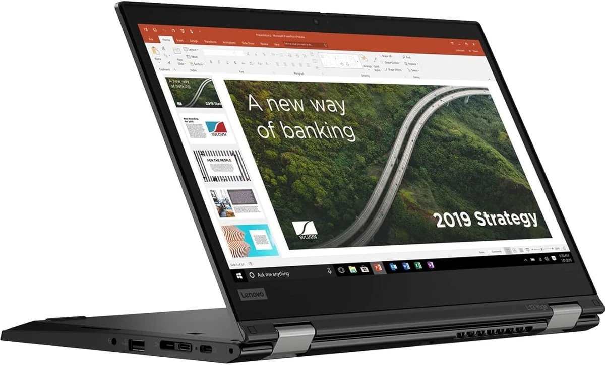 Lenovo ThinkPad L13 Yoga Gen 3, Intel Core i5 1235U, 8GB DDR4 3200 (Soldered Memory), 512GB SSD M.2 2242 PCIe 4.0x4 NVMe Opal 2.0, Windows 11 Pro, 13.3" WUXGA Touch Screen, No ODD, WLAN + Bluetooth (Intel Wi-Fi 6 AX201, 11ax 2x2 + BT5.1), WWAN Upgradable to 4G, HD 720p with Privacy Shutter Webcam, F