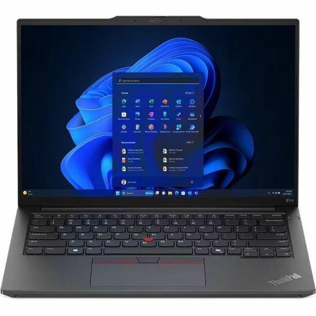 Lenovo ThinkPad E14 Gen 6, Intel Core Ultra 7 155H, 16GB DDR5 5600 (Up to 64GB Support), 512GB SSD M.2 2242 PCIe 4.0x4 NVMe Opal 2.0, No OS, 14" WUXGA, No ODD, WLAN + Bluetooth (Wi-Fi 6E, 802.11ax 2x2 + BT5.3), FHD 1080p + IR Hybrid with Privacy Shutter Webcam, Stereo speakers, Fingerprint Reader, B