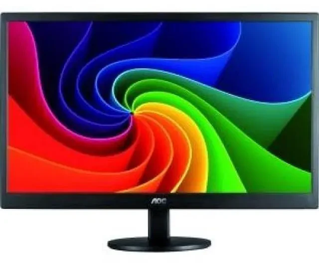 AOC E970SWN 18.5" HD Monitor, Black Color, Connectivity: 1 VGA, 1 HDMI 1.4
