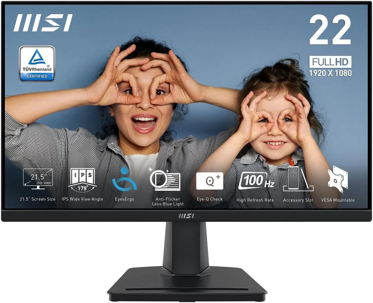 Samsung S30GD 22" FHD Monitor, Black Color Connectivity: 1 VGA, 1 HDMI 1.4 thumbnail 2