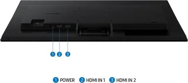 Samsung S30GD 24" FHD Monitor, Black Color Connectivity: 1 VGA, 1 HDMI 1.4 thumbnail 2