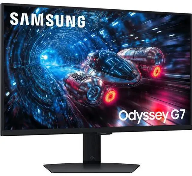 Samsung G60SD 27" QHD OLED Gaming Monitor, 2560x1440, 16:9, 360Hz, Height/Tilt/Swivel/Pivot Adjustable, Silver Color Connectivity: 1 DisplayPort 1.4, 2 HDMI 2.1, 1 Headphone, 2 USB-A thumbnail 4