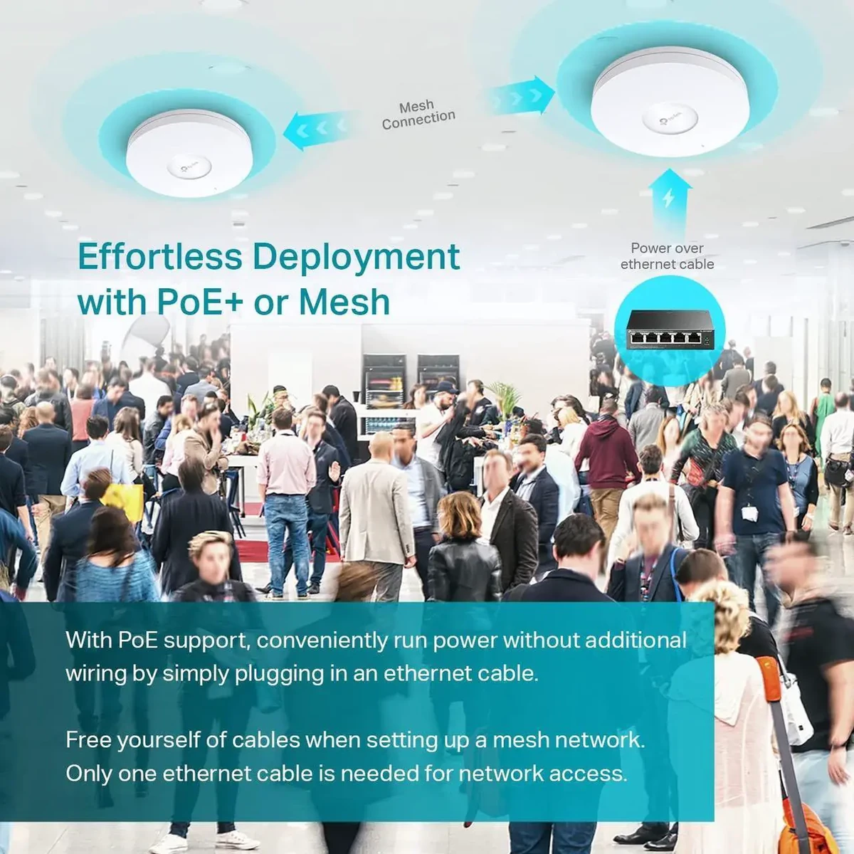 TP-Link 300Mbps Wireless N Ceiling Mount Access Point thumbnail 3