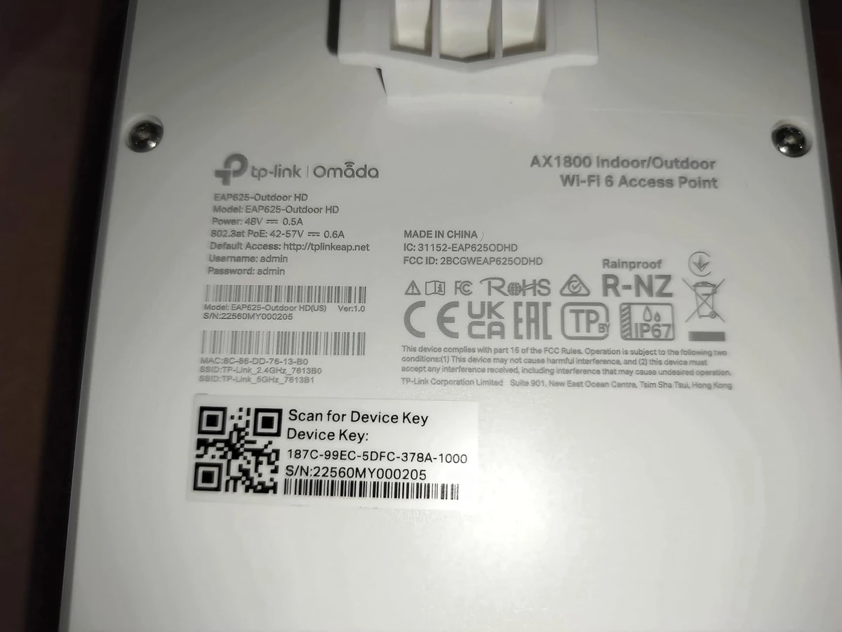 TP-Link AX1800 Indoor/Outdoor WiFi 6 Access Point thumbnail 4