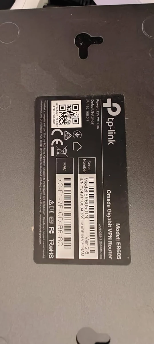 TP-Link Omada Gigabit VPN Gateway