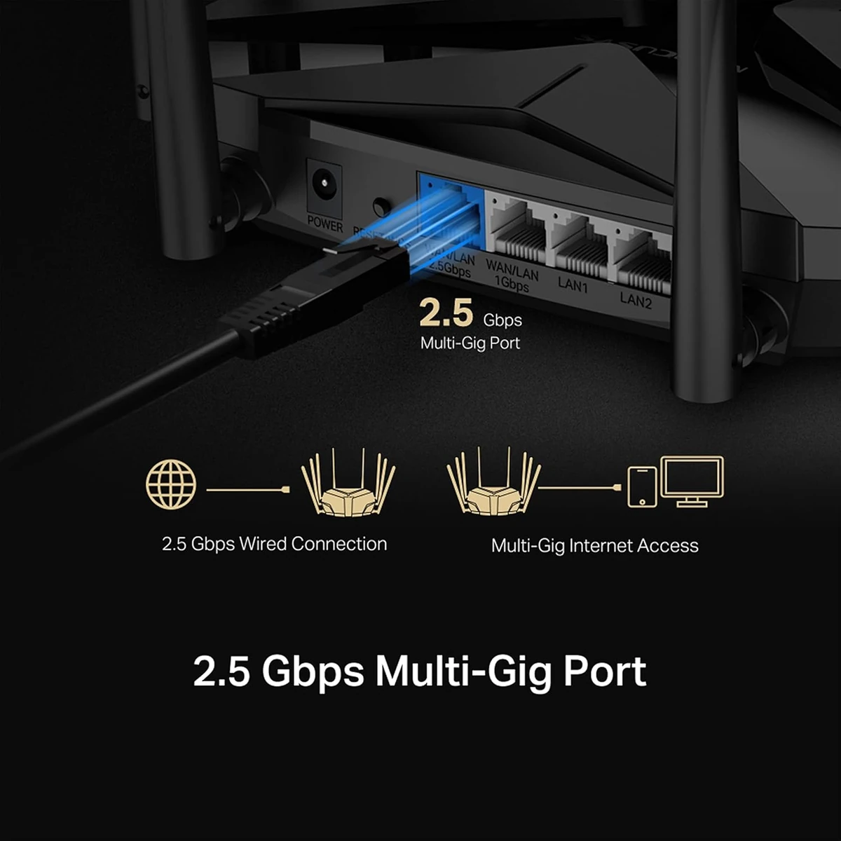 MERCUSYS AX6000 8-Stream Wi-Fi 6 Router thumbnail 4