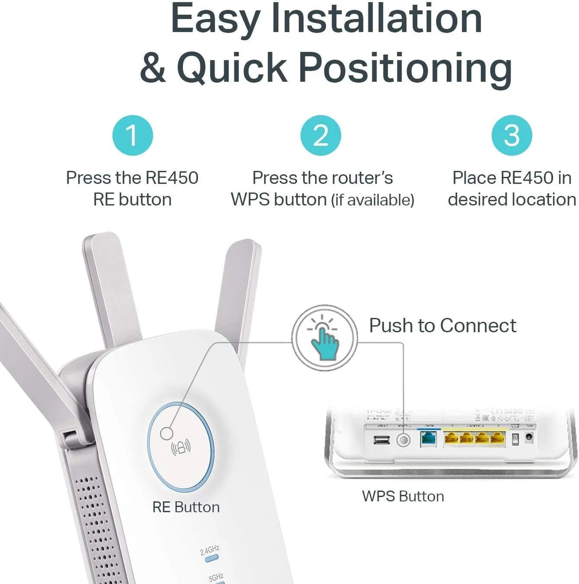 TP-Link AC1750 Mesh Wireless N Wall Plugged Range Extender thumbnail 3