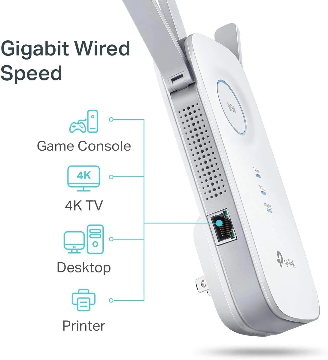 TP-Link AC1750 Mesh Wireless N Wall Plugged Range Extender thumbnail 4