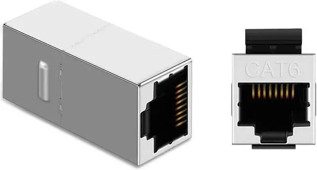 UGREEN RJ45 Network Keystone Jack Inline Coupler Female to Female Black thumbnail 3