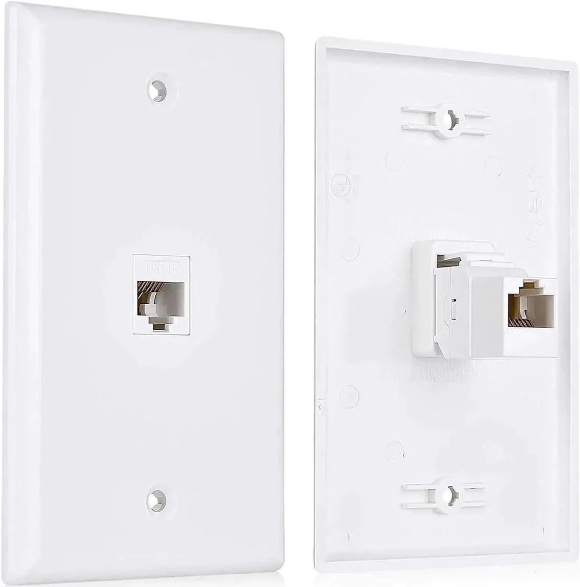 UGREEN Single-Port Wall Plate White