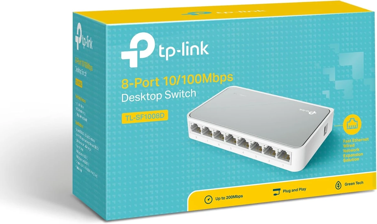 TP-Link 8-Port 10/100Mbps Desktop Network Switch thumbnail 4